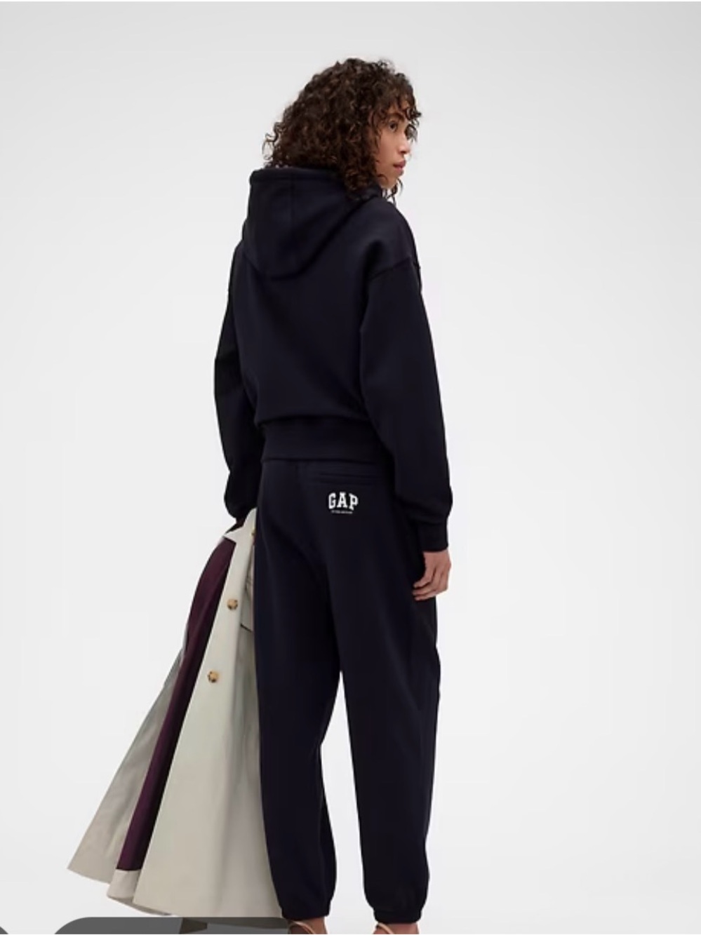 GAP x Victoria Beckham Black Logo Joggers